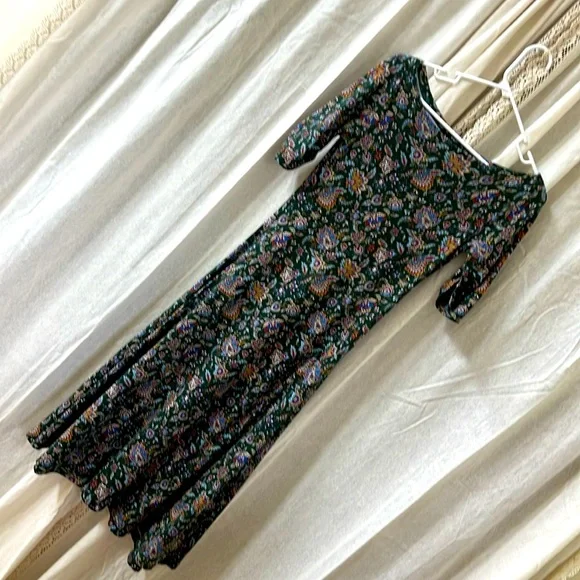 Cottagecore Boatneck Vintage Ralph Lauren Knit Dress - Picture 3 of 7